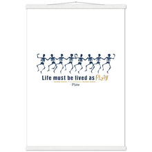 Load image into Gallery viewer, Ancient Origins Matte Paper Poster & Hanger - Live as Play Skeletons