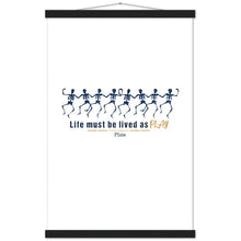 Load image into Gallery viewer, Ancient Origins Matte Paper Poster & Hanger - Live as Play Skeletons