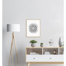 Load image into Gallery viewer, Ancient Origins Matte Paper Wooden Framed Poster - Aztec