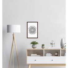 Load image into Gallery viewer, Ancient Origins Matte Paper Wooden Framed Poster - Aztec