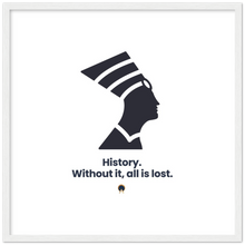 Load image into Gallery viewer, Ancient Origins Matte Paper Wooden Framed Poster - Egypt Quote