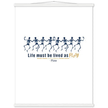Load image into Gallery viewer, Ancient Origins Matte Paper Poster & Hanger - Live as Play Skeletons