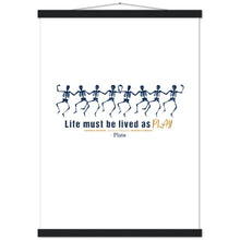 Load image into Gallery viewer, Ancient Origins Matte Paper Poster & Hanger - Live as Play Skeletons