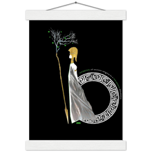 Load image into Gallery viewer, Ancient Origins Matte Paper Poster & Hanger - Athena Black