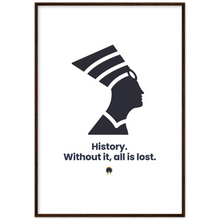 Load image into Gallery viewer, Ancient Origins Matte Paper Wooden Framed Poster - Egypt Quote