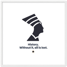 Load image into Gallery viewer, Ancient Origins Matte Paper Wooden Framed Poster - Egypt Quote