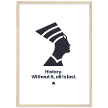 Load image into Gallery viewer, Ancient Origins Matte Paper Wooden Framed Poster - Egypt Quote