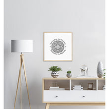 Load image into Gallery viewer, Ancient Origins Matte Paper Wooden Framed Poster - Aztec