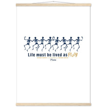 Load image into Gallery viewer, Ancient Origins Matte Paper Poster & Hanger - Live as Play Skeletons