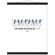 Load image into Gallery viewer, Ancient Origins Matte Paper Poster & Hanger - Live as Play Skeletons