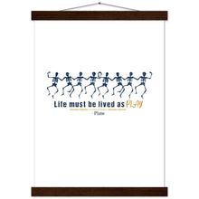 Load image into Gallery viewer, Ancient Origins Matte Paper Poster & Hanger - Live as Play Skeletons