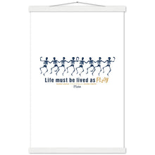 Load image into Gallery viewer, Ancient Origins Matte Paper Poster & Hanger - Live as Play Skeletons