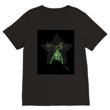 Load image into Gallery viewer, Premium Unisex V-Neck T-shirt
