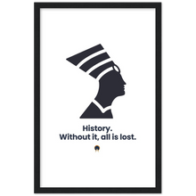 Load image into Gallery viewer, Ancient Origins Matte Paper Wooden Framed Poster - Egypt Quote