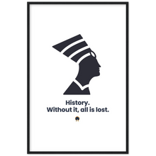 Load image into Gallery viewer, Ancient Origins Matte Paper Wooden Framed Poster - Egypt Quote