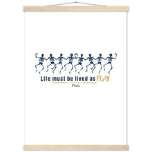 Load image into Gallery viewer, Ancient Origins Matte Paper Poster & Hanger - Live as Play Skeletons