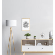 Load image into Gallery viewer, Ancient Origins Matte Paper Wooden Framed Poster - Aztec
