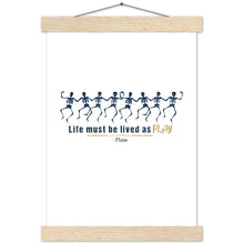 Load image into Gallery viewer, Ancient Origins Matte Paper Poster & Hanger - Live as Play Skeletons