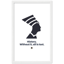 Load image into Gallery viewer, Ancient Origins Matte Paper Wooden Framed Poster - Egypt Quote