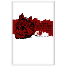 Load image into Gallery viewer, Ancient Origins Matte Paper Wooden Framed Poster - Hearclitus Quote