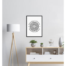 Load image into Gallery viewer, Ancient Origins Matte Paper Wooden Framed Poster - Aztec