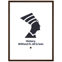 Load image into Gallery viewer, Ancient Origins Matte Paper Wooden Framed Poster - Egypt Quote