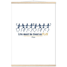 Load image into Gallery viewer, Ancient Origins Matte Paper Poster & Hanger - Live as Play Skeletons