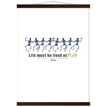 Load image into Gallery viewer, Ancient Origins Matte Paper Poster & Hanger - Live as Play Skeletons