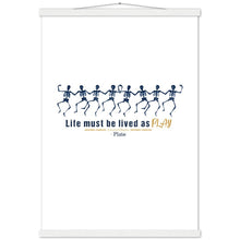 Load image into Gallery viewer, Ancient Origins Matte Paper Poster & Hanger - Live as Play Skeletons