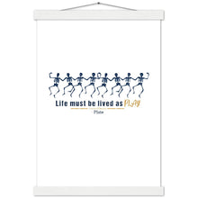 Load image into Gallery viewer, Ancient Origins Matte Paper Poster & Hanger - Live as Play Skeletons
