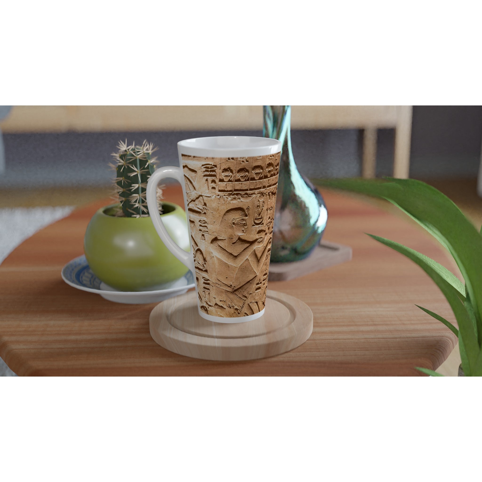 Pharaoh Mug - White Latte 17oz Ceramic Mug