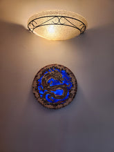 Load image into Gallery viewer, Wooden Mandala Chinese Dragon Illuminated
