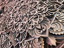 Load image into Gallery viewer, Large Mandala Wood Wall Art - Spiritual Gift
