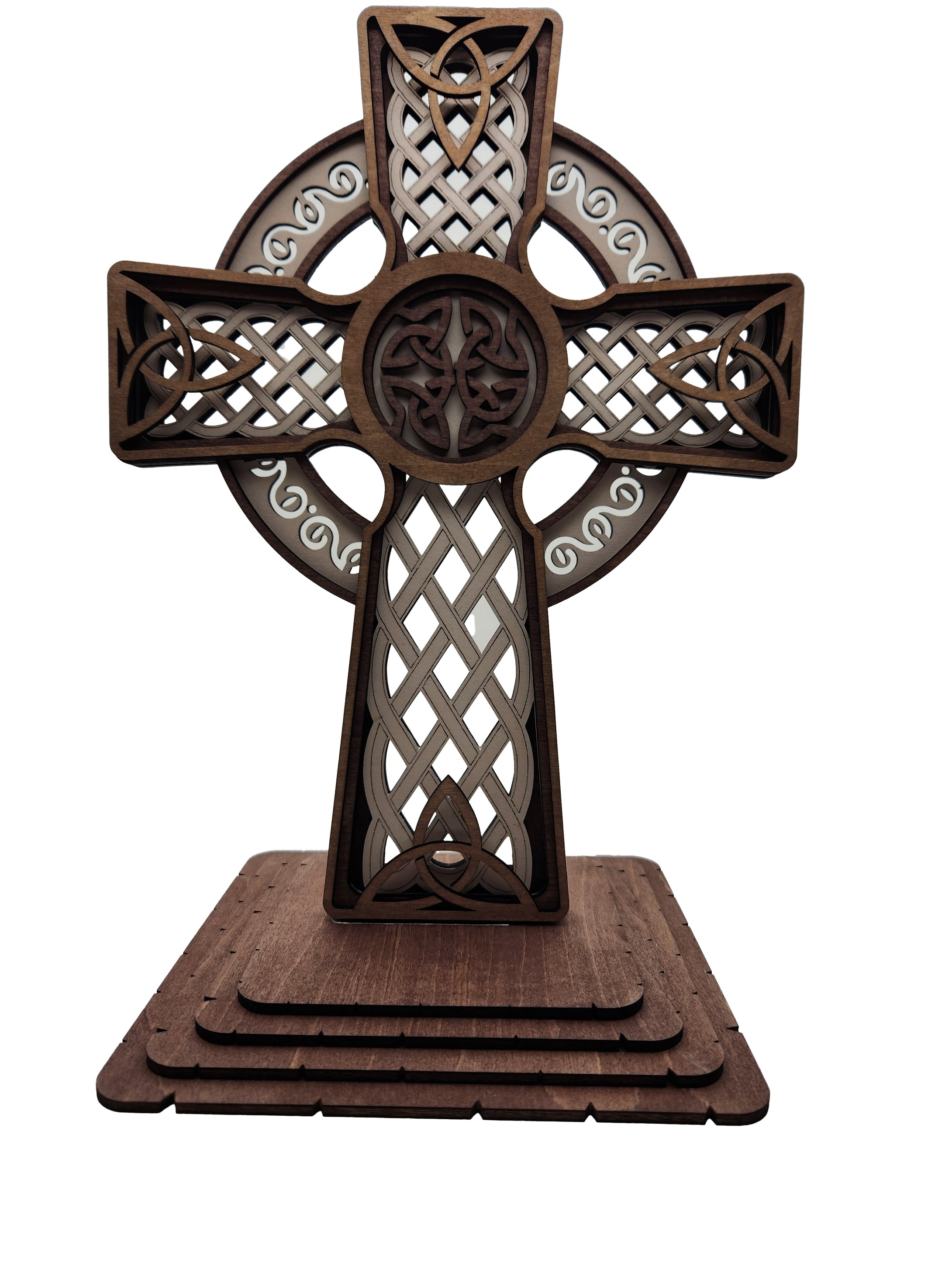 Handcrafted Standing Celtic Cross