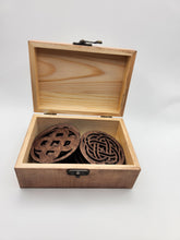 Load image into Gallery viewer, Celtic Knot Wooden Coasters Set
