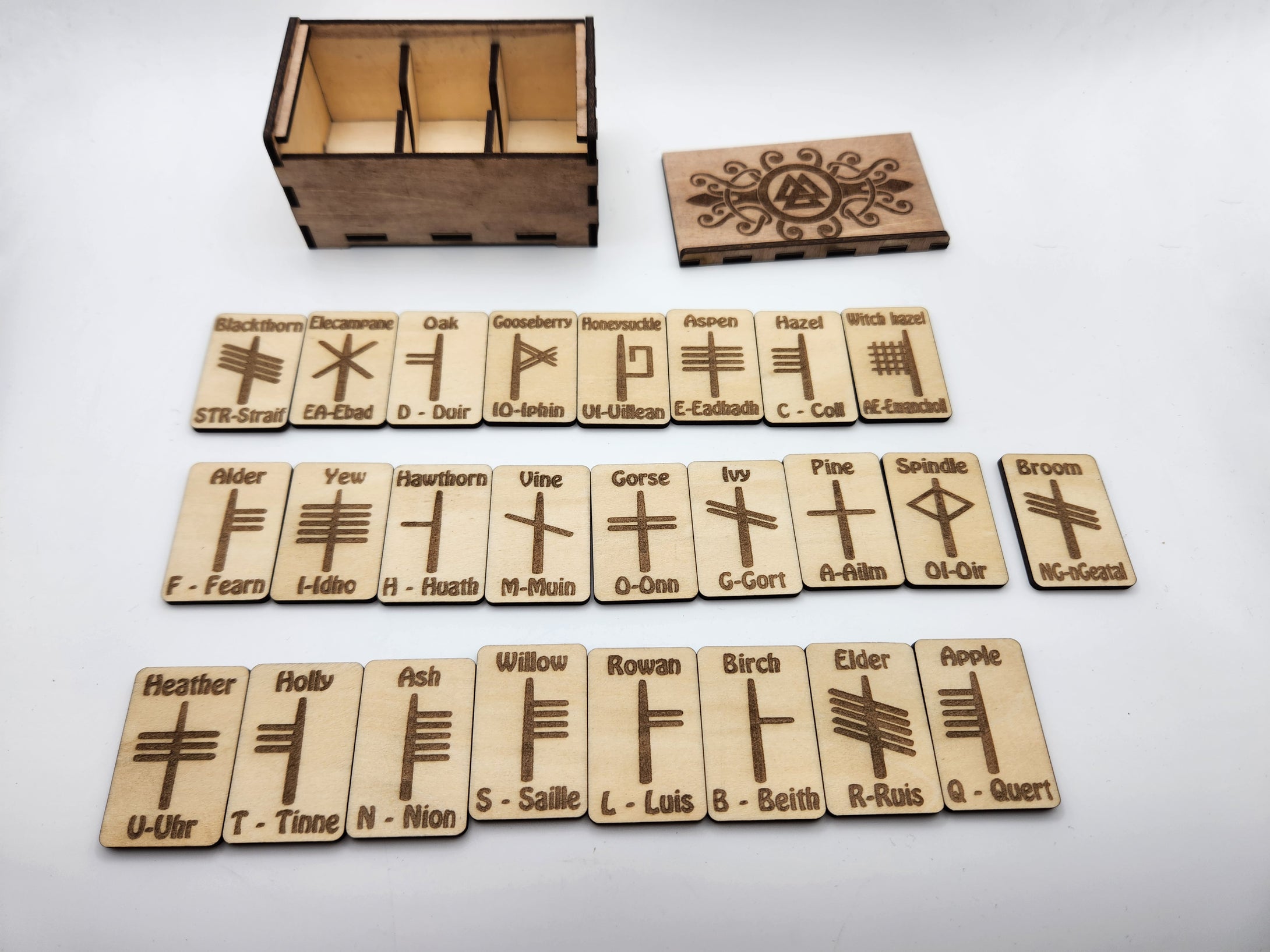 Handmade Ogham Runes Set