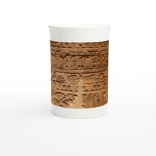 Load image into Gallery viewer, Pharaoh Mug - White 10oz Porcelain Slim Mug
