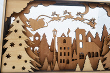 Load image into Gallery viewer, Handmade Wooden Christmas Scene
