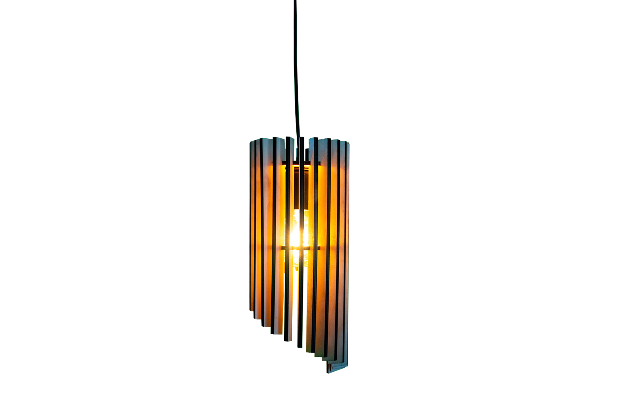 Stalactites Wooden Ceiling Light