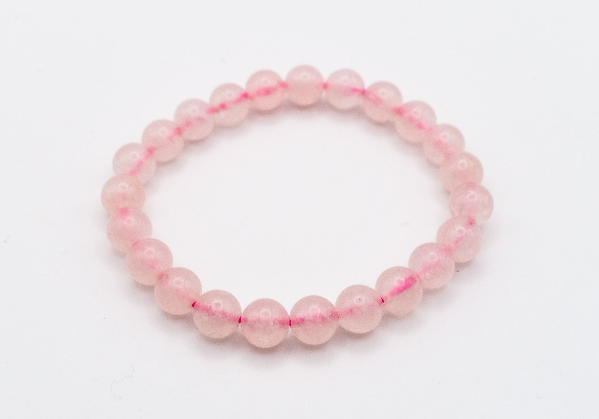 Wrist Mala Bracelet - Rose Quartz