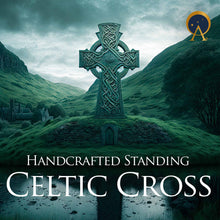 Load image into Gallery viewer, Handcrafted Standing Celtic Cross
