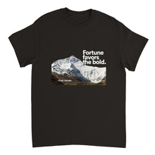 Load image into Gallery viewer, Fortune Favors the Bold Crewneck T-shirt
