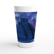 Load image into Gallery viewer, Maya Temple Mug - White Latte 17oz Ceramic Mug
