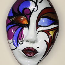 Load image into Gallery viewer, Venetian Dream home-made mask
