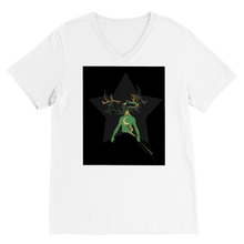 Load image into Gallery viewer, Premium Unisex V-Neck T-shirt
