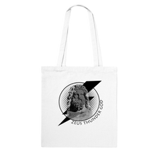 Load image into Gallery viewer, Ancient Origins Tote Bag - Zeus Thunder God
