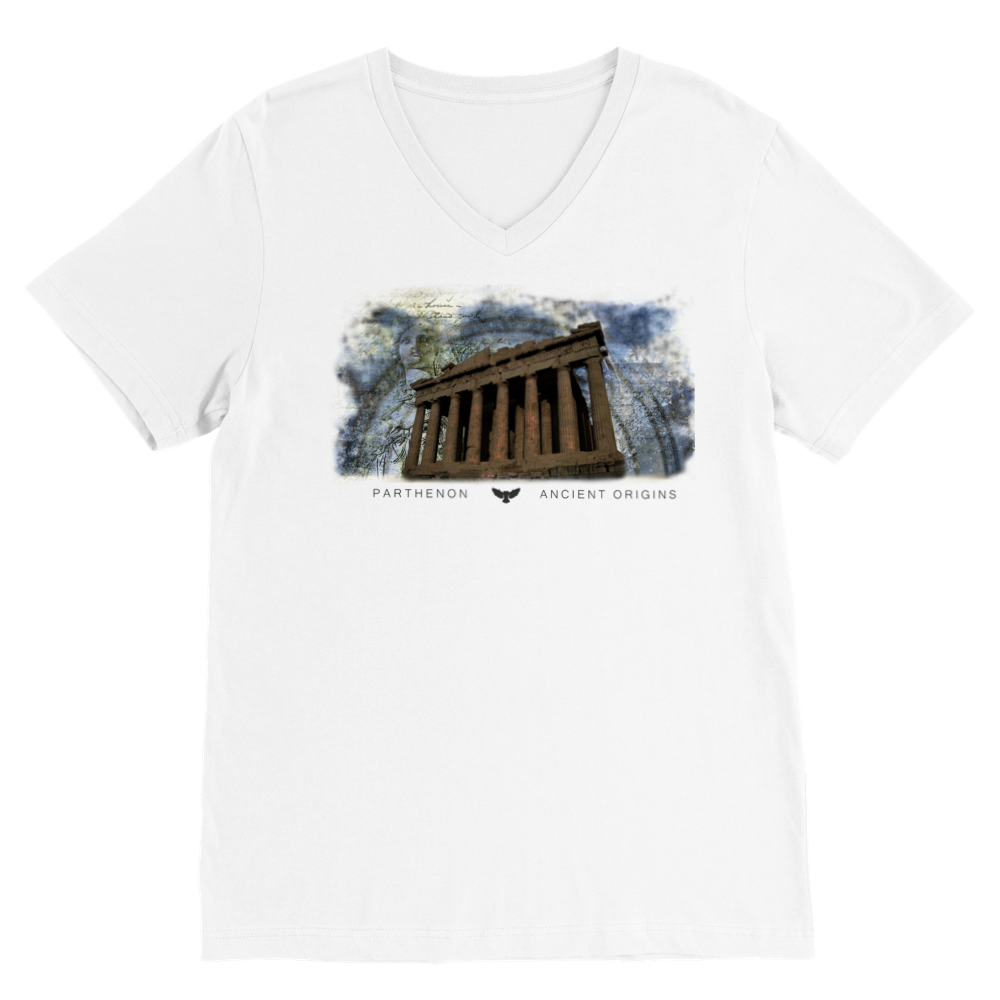 Ancient Origins Premium Parthenon Unisex V-Neck T-shirt