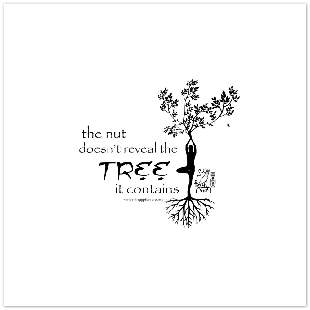 Nut Tree Quote Notebook with Matte Cover - 150 Pages – Ancient Origins