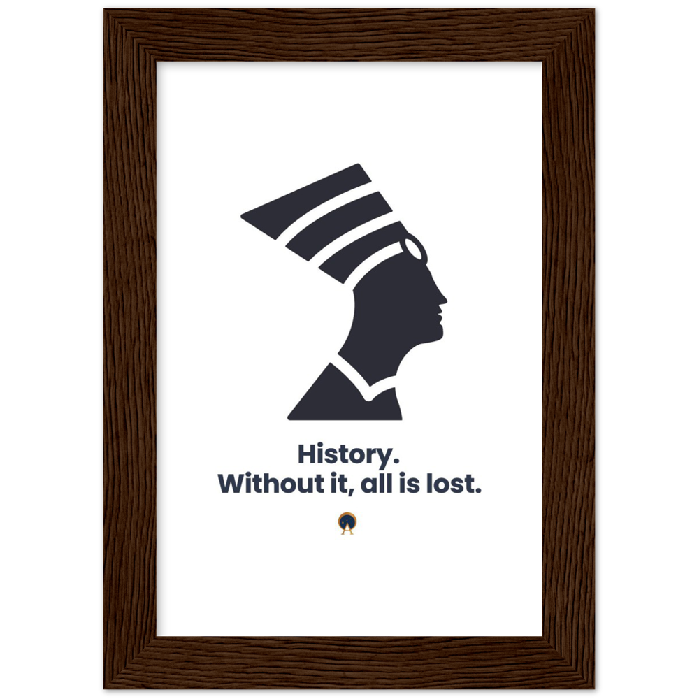 Ancient Origins Matte Paper Wooden Framed Poster - Egypt Quote
